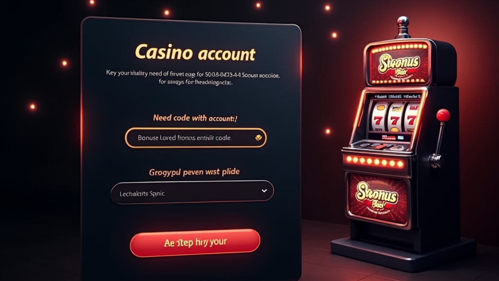 Code-Eingabe und Aktivierung eines No-Deposit-Bonus im Casino-Konto
